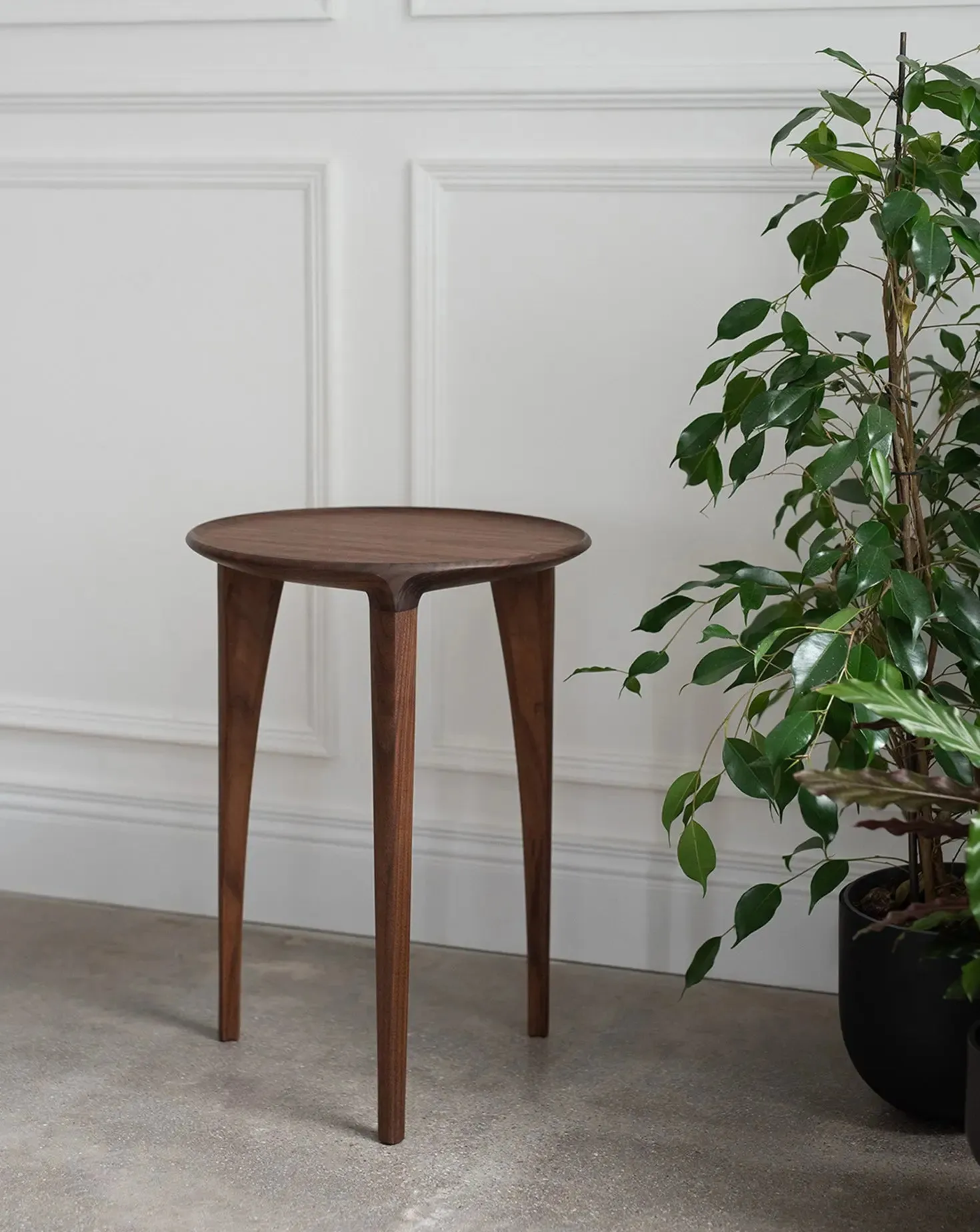 Langford Walnut Side Table