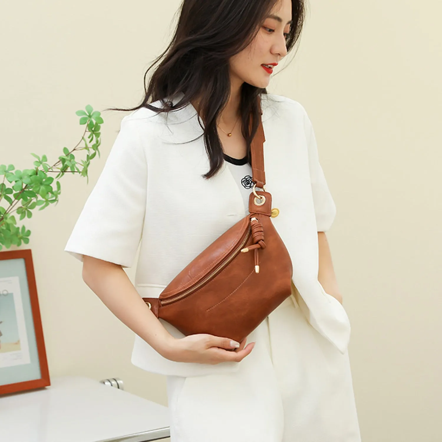 Leather Sling Bag