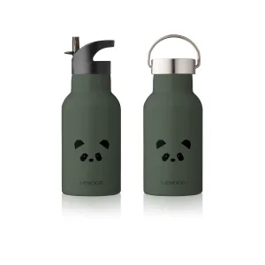 Liewood Anker Water Bottle - Panda Hunter Green