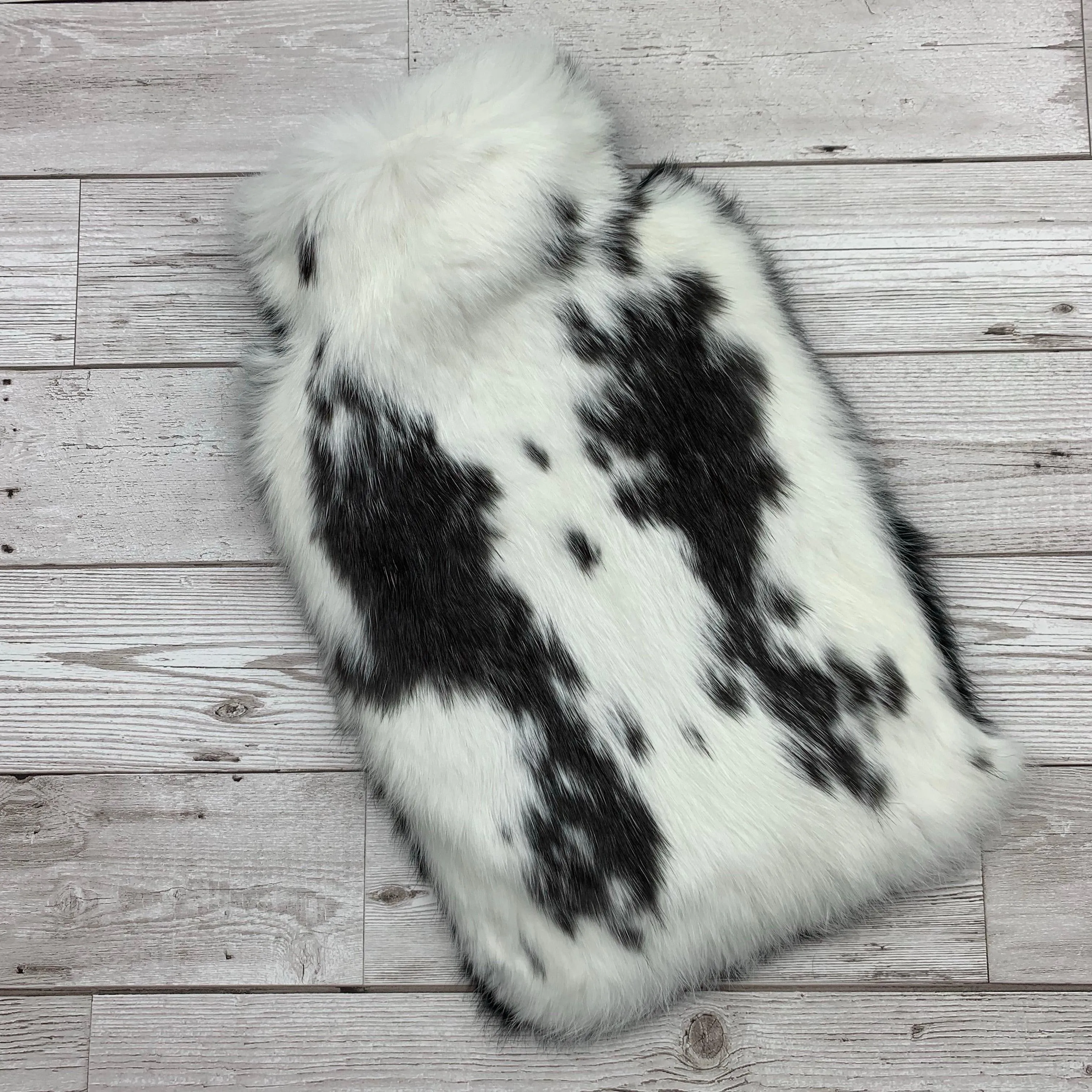 Luxury Rabbit Fur Hot Water Bottle | Soft fur meets gentle heat, creating a cocoon of comfort