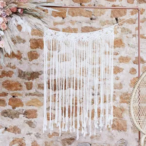Macrame Backdrop - Cream