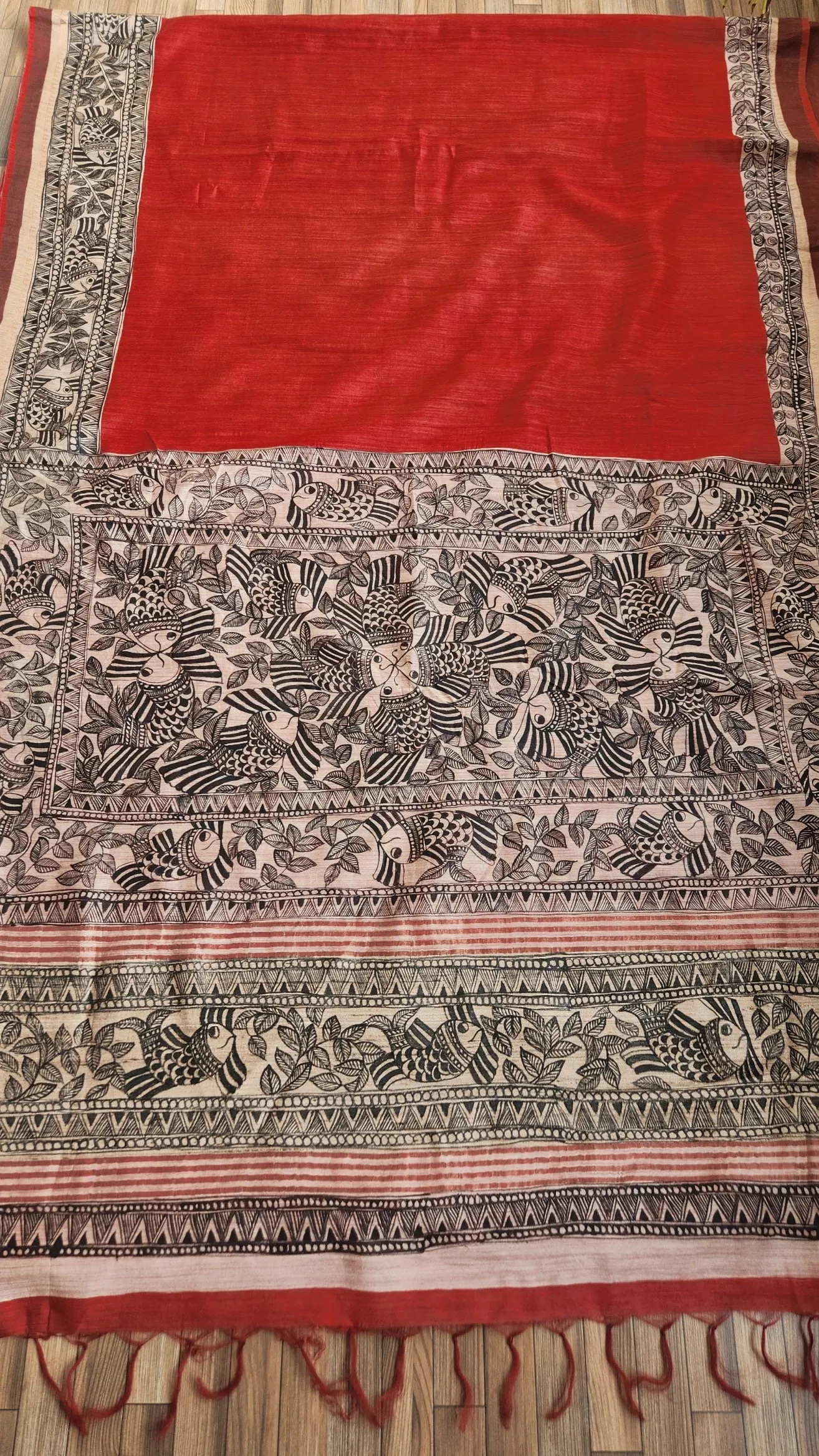 MADHUBANI HANDPAINTED SAREE