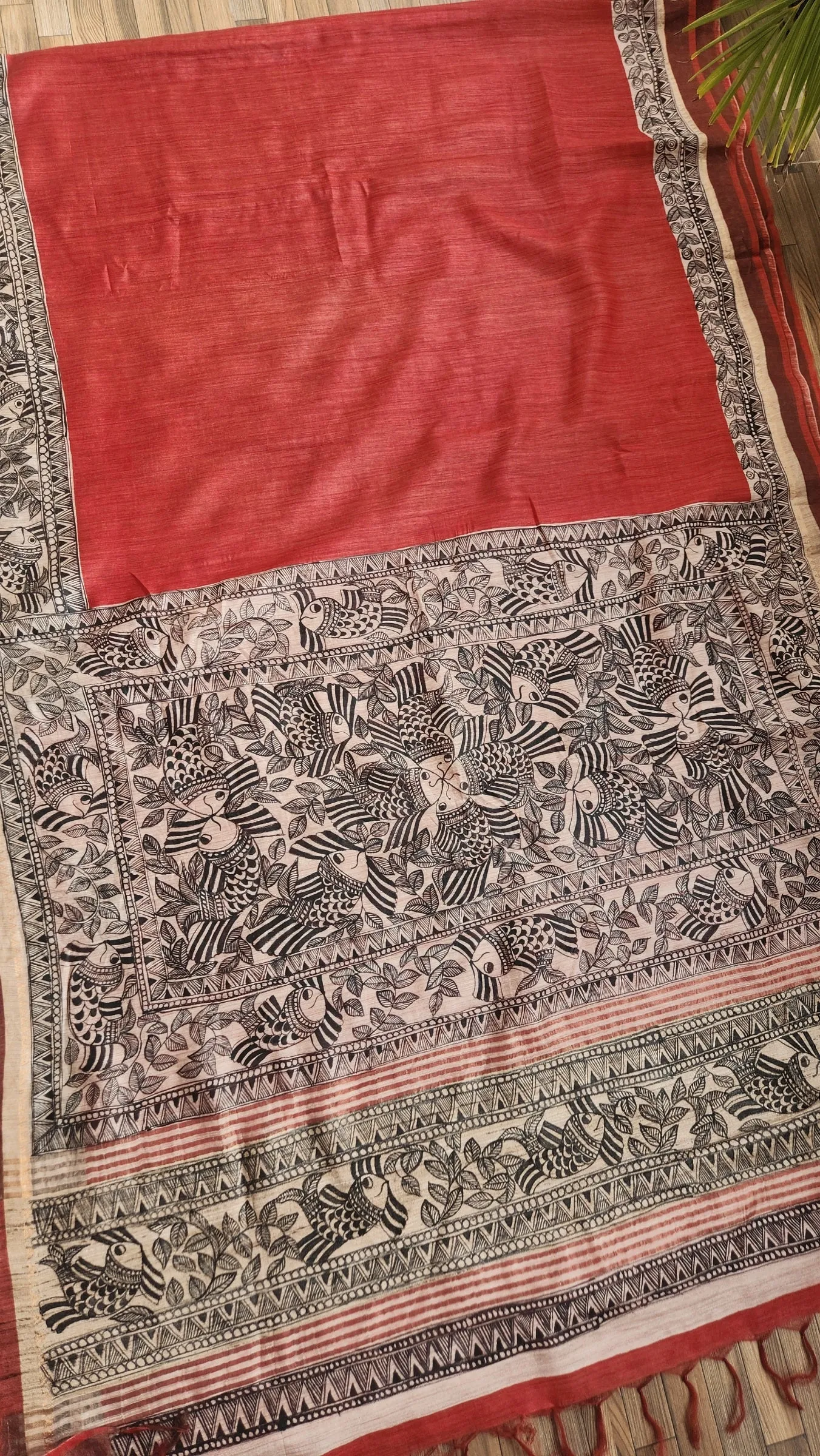 MADHUBANI HANDPAINTED SAREE