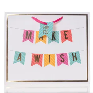 Make A Wish Flag Large Landscape Gift Bag