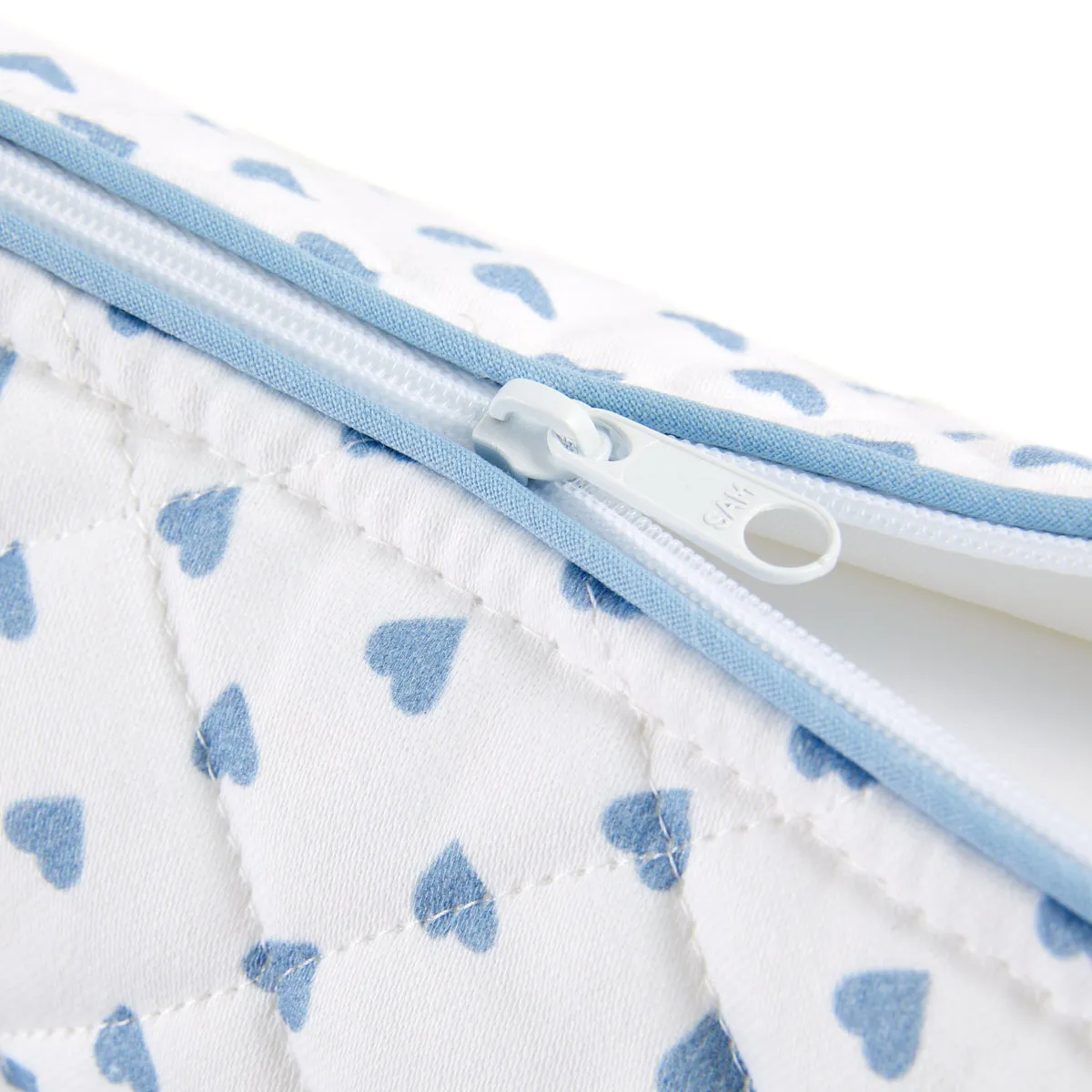 Make-up Bag Heart Blue