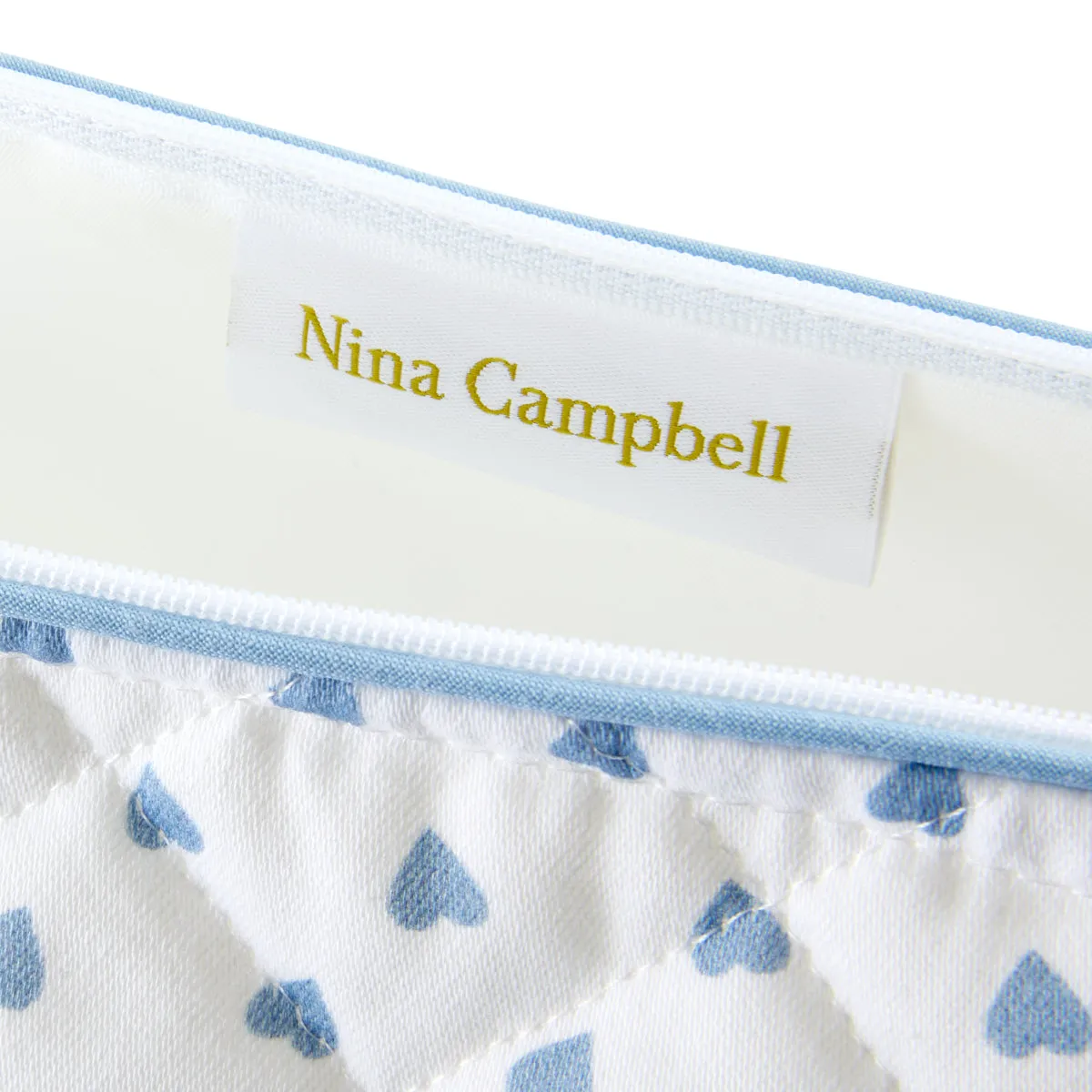 Make-up Bag Heart Blue