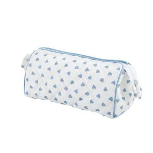 Make-up Bag Heart Blue