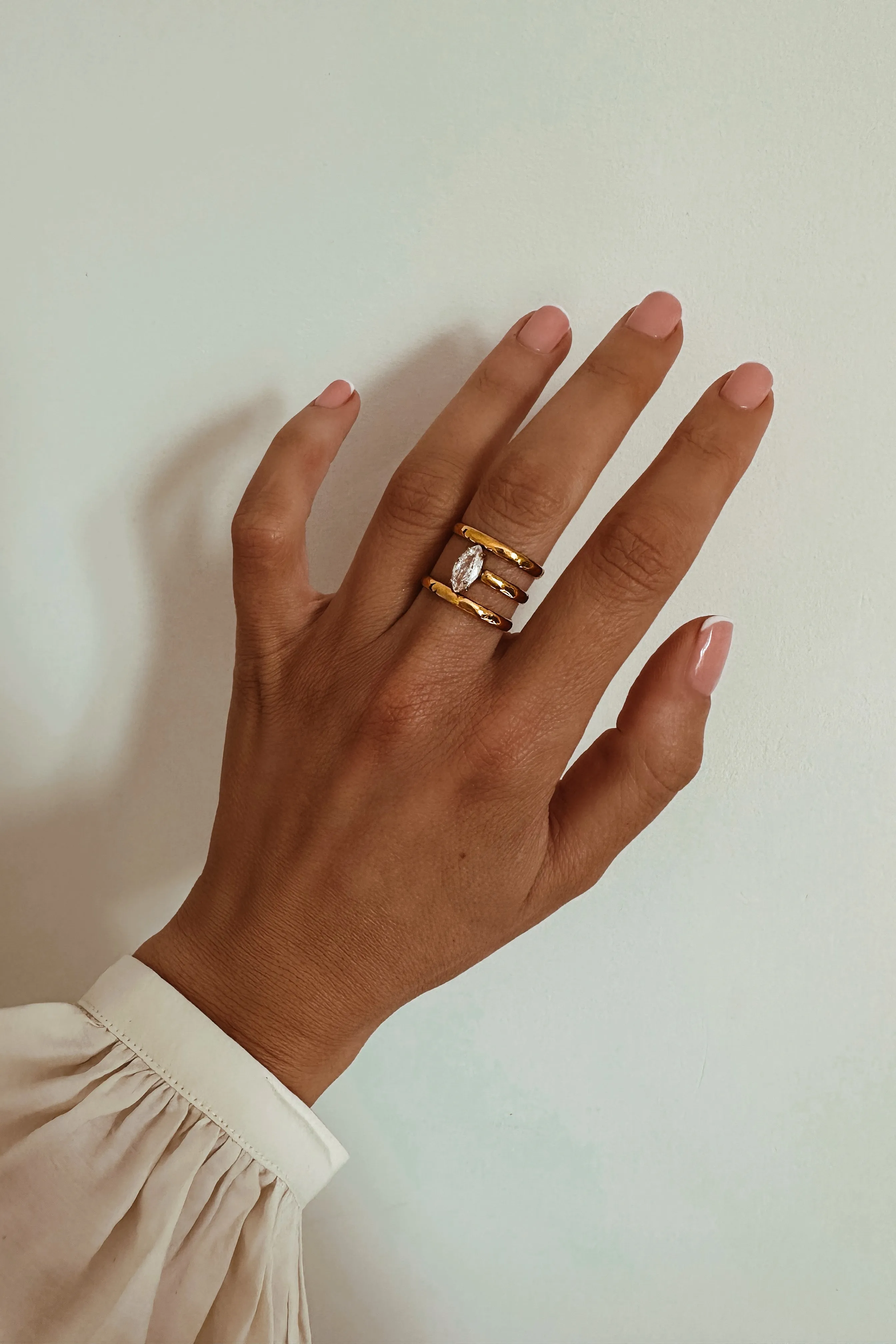 Marquise Cut Cubic Zirconia Ring