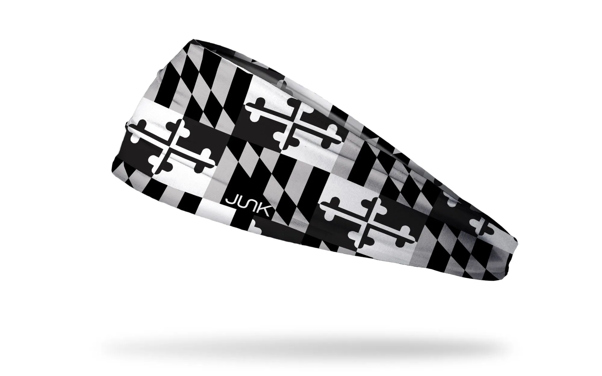 Maryland Monochrome Flag Headband