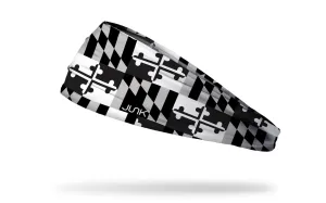 Maryland Monochrome Flag Headband