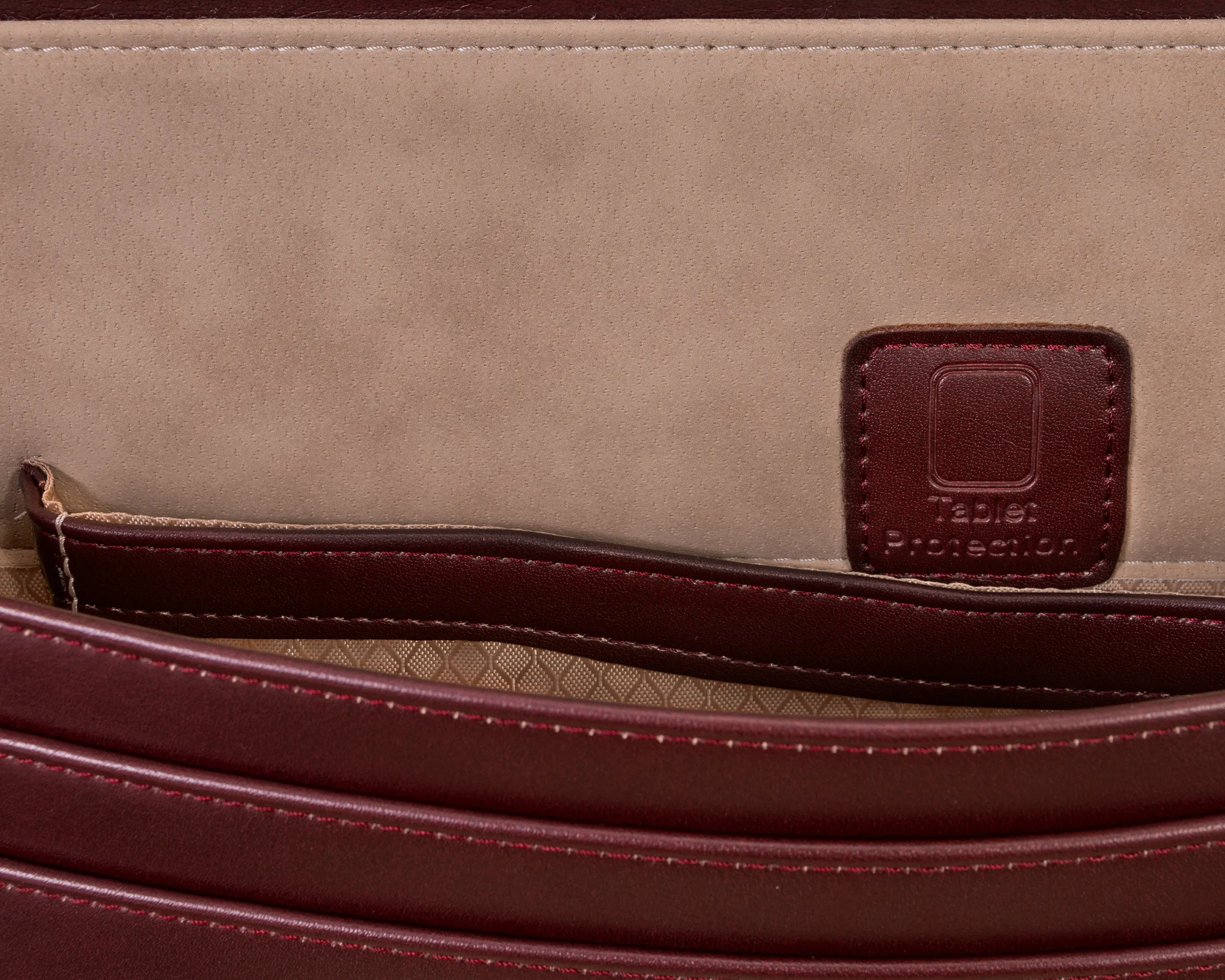 McKlein LAWSON Leather 3.5" Attaché Briefcase
