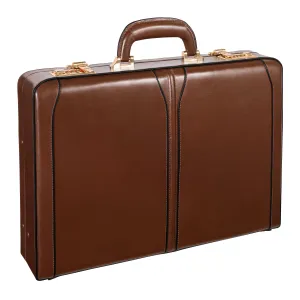 McKlein LAWSON Leather 3.5" Attaché Briefcase