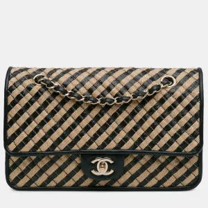 Medium Raffia and Jute Urban Jungle Single Flap