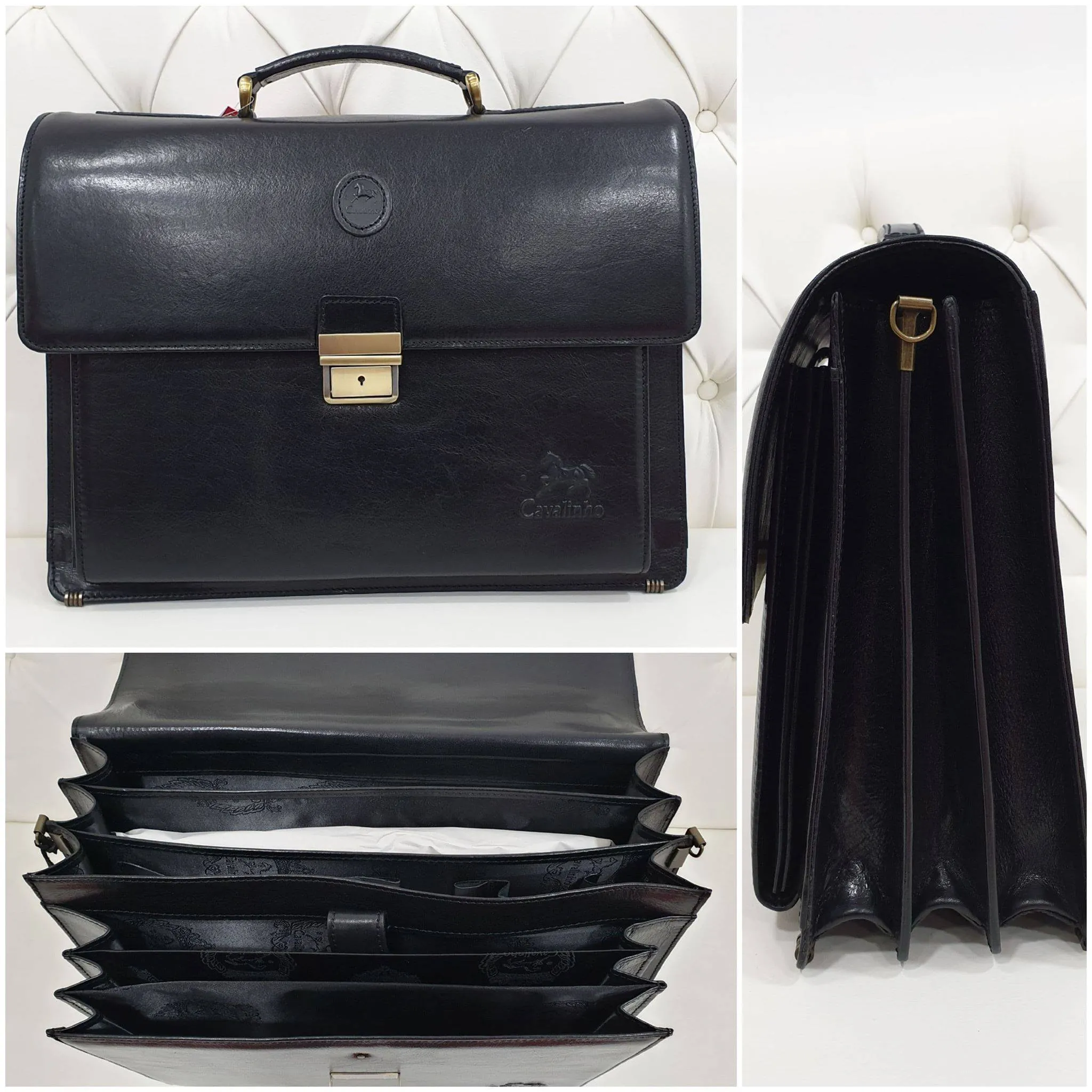 Mens Brown Briefcase