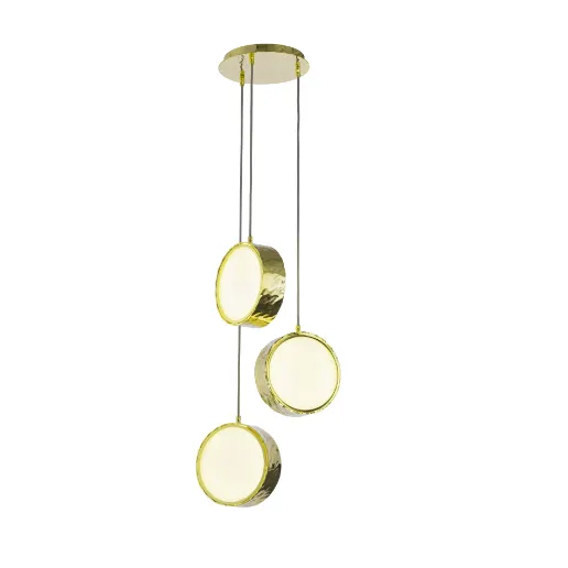Metal Three Light Cluster Pendant | Limelight | Stil Lux