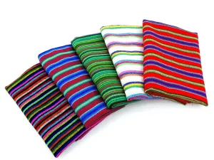 Mexican Fabric in Primary Thin Stripes (5 ½-Yard Bundle)