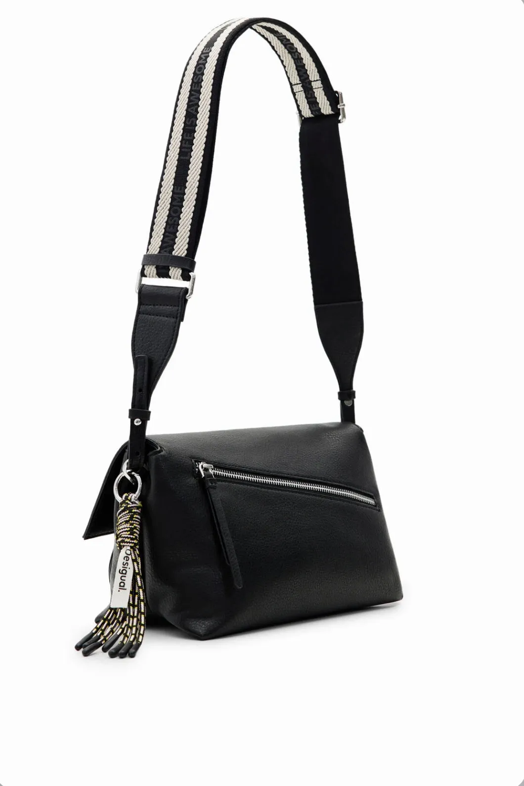 Midsize Half Logo Crossbody Bag Women