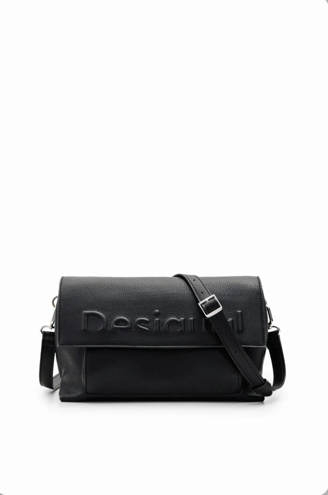 Midsize Half Logo Crossbody Bag Women