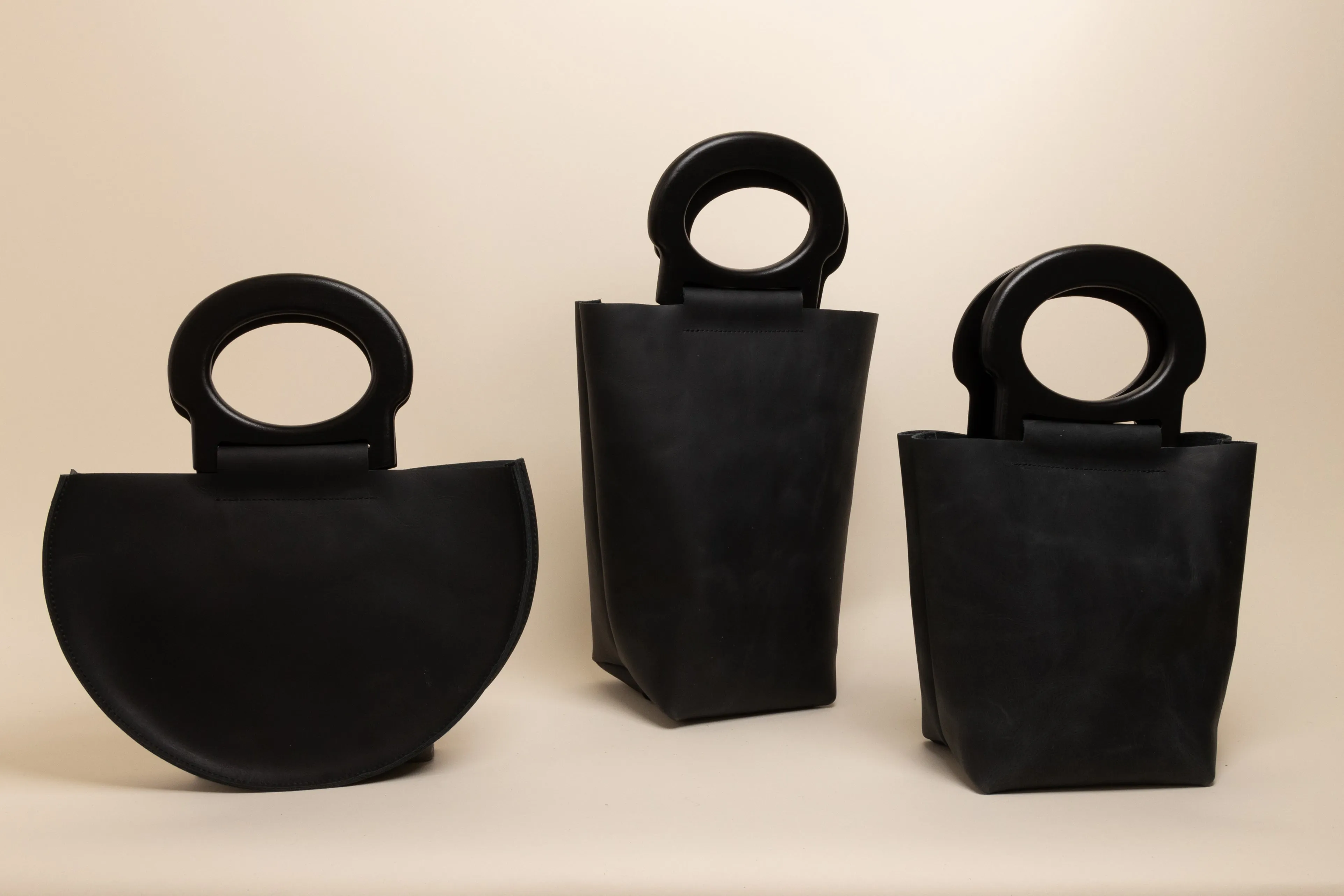 Mini Black/Black Cherry Picnic Tote