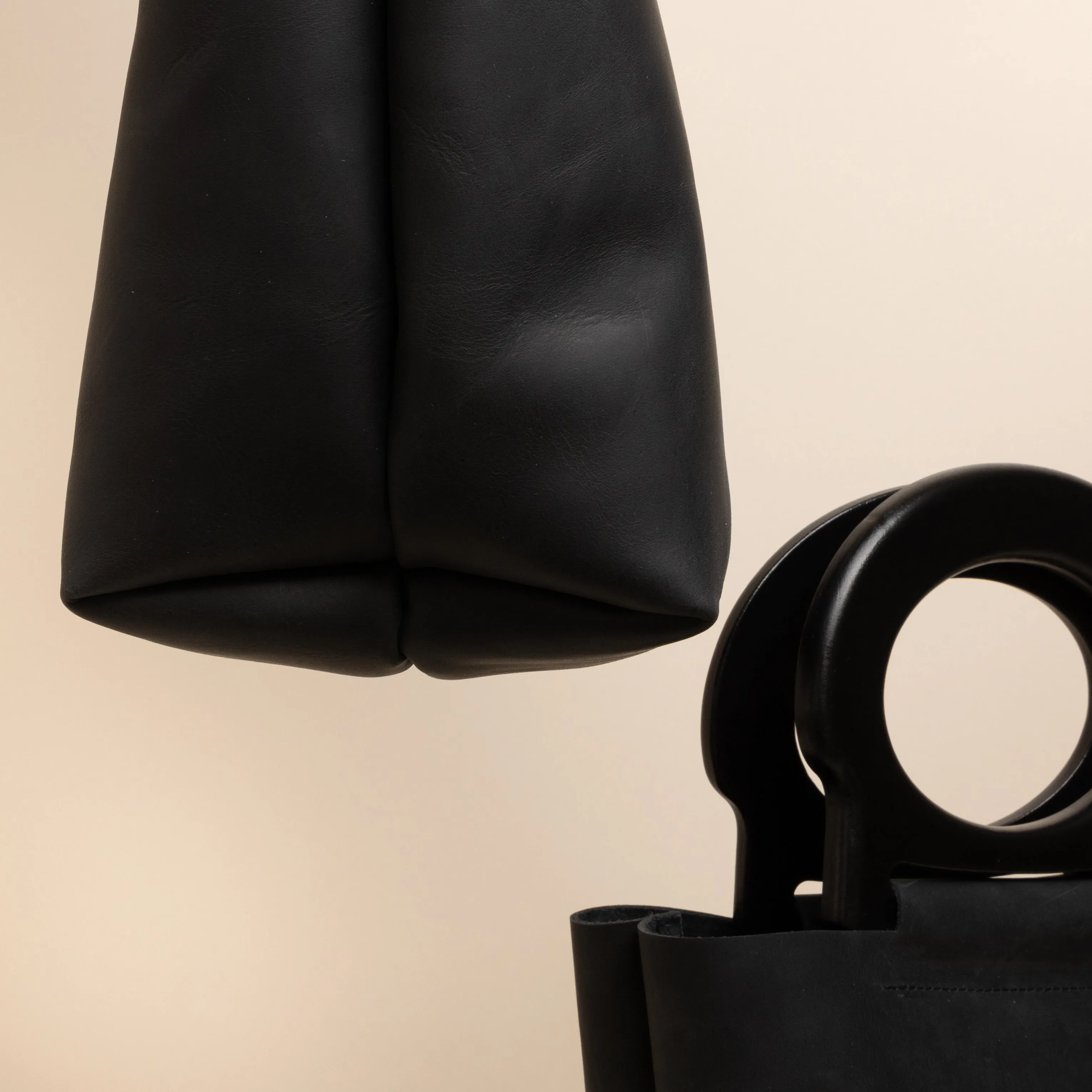 Mini Black/Black Cherry Picnic Tote