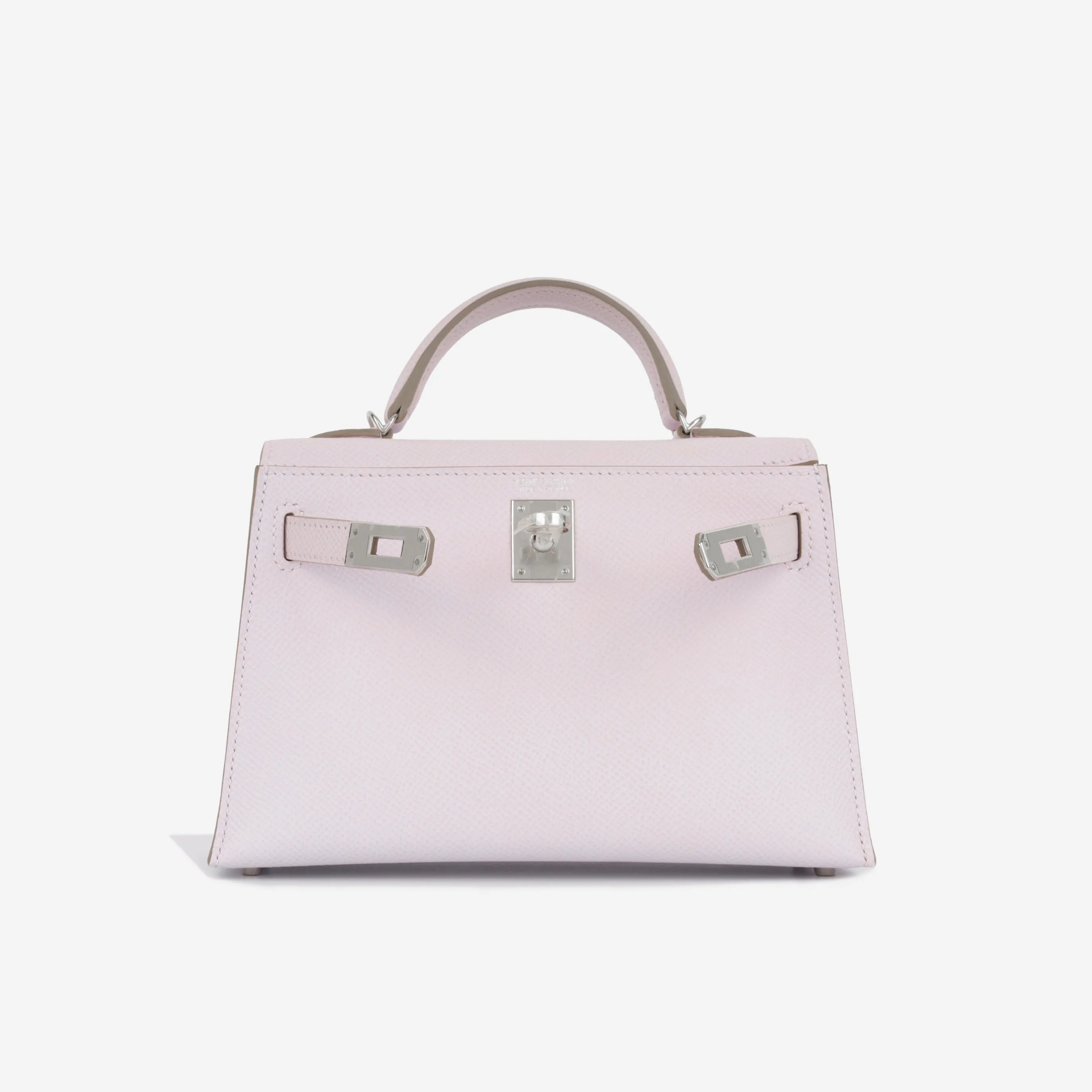 Mini Kelly - Mauve Pale Epsom