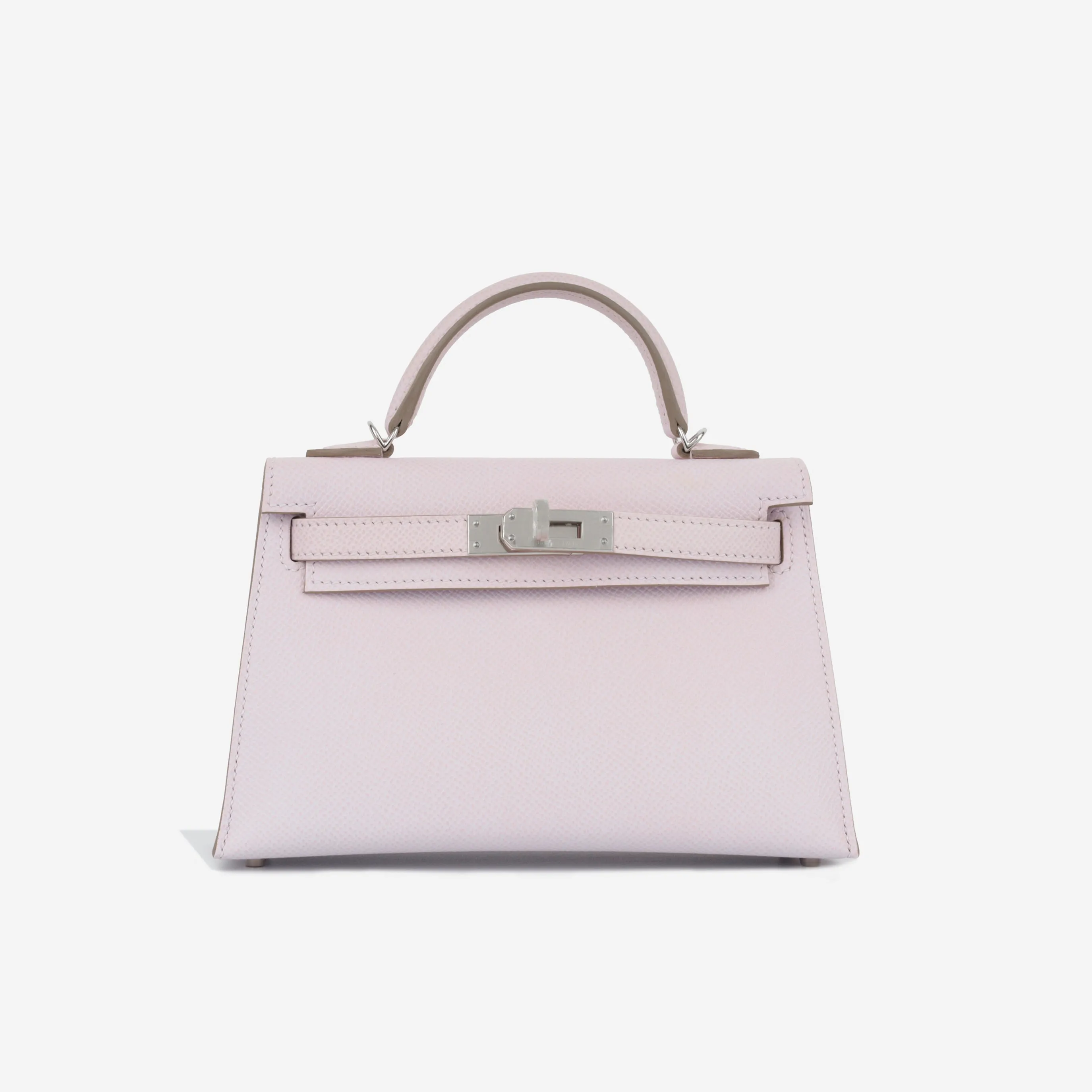 Mini Kelly - Mauve Pale Epsom