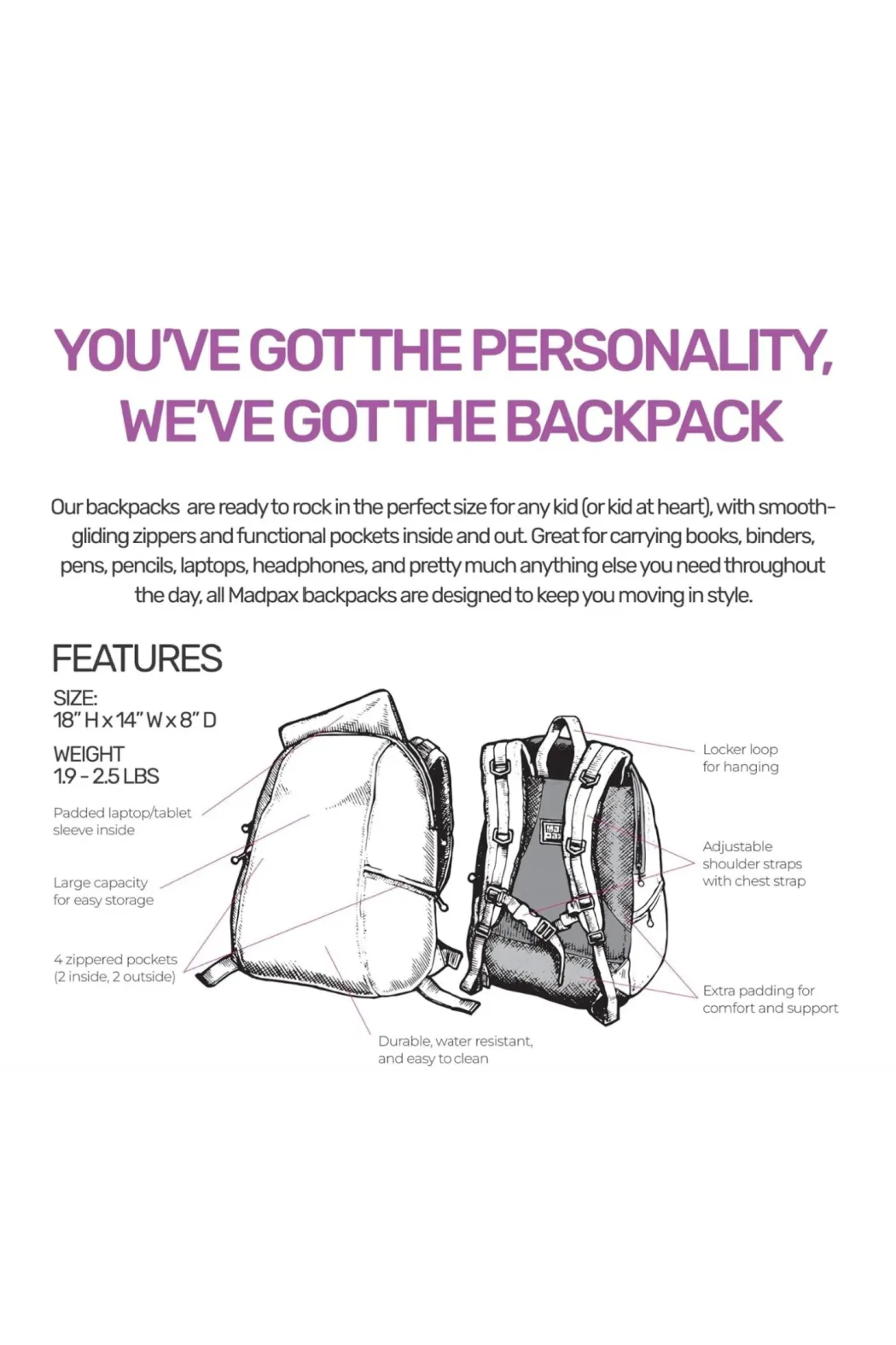Mirror Mirror Backpack