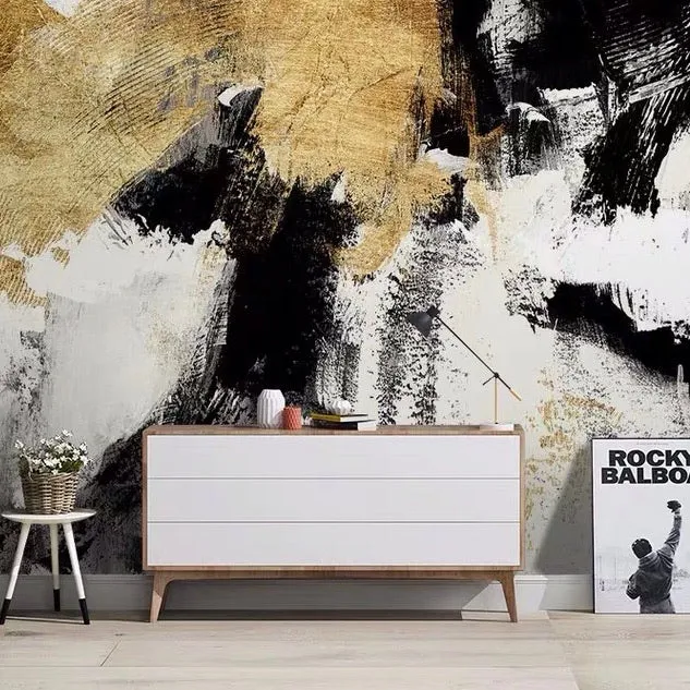 Modern Abstract Art Wallpaper Mural (㎡)