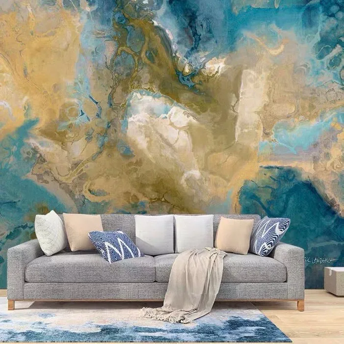 Modern Abstract Art Wallpaper Mural (㎡)