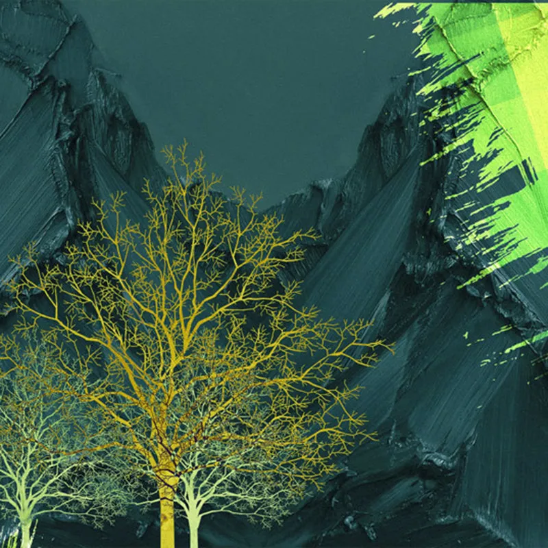 Modern Abstract Art Wallpaper Mural (㎡)