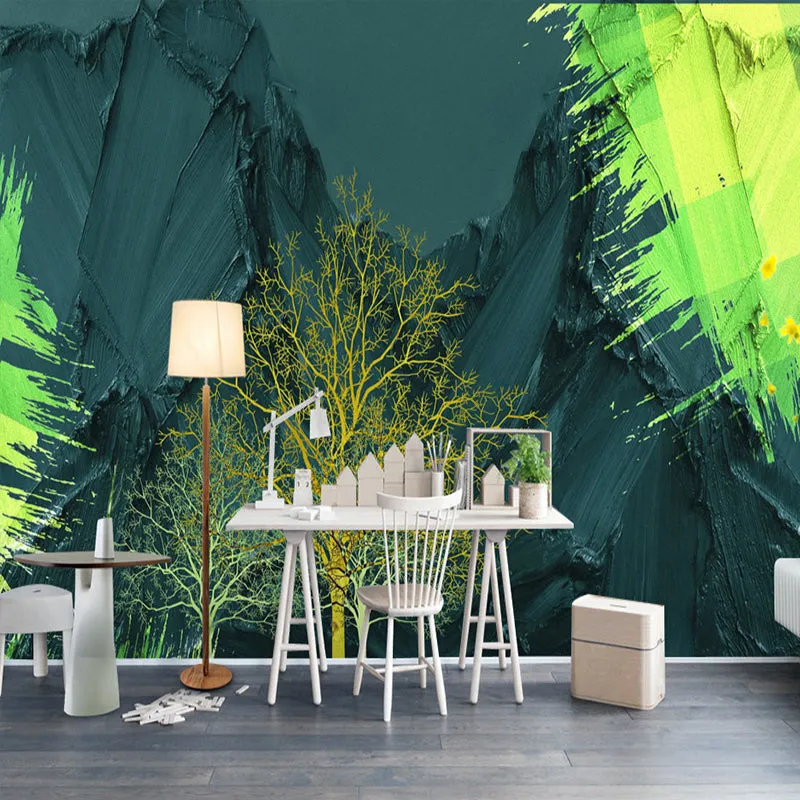Modern Abstract Art Wallpaper Mural (㎡)