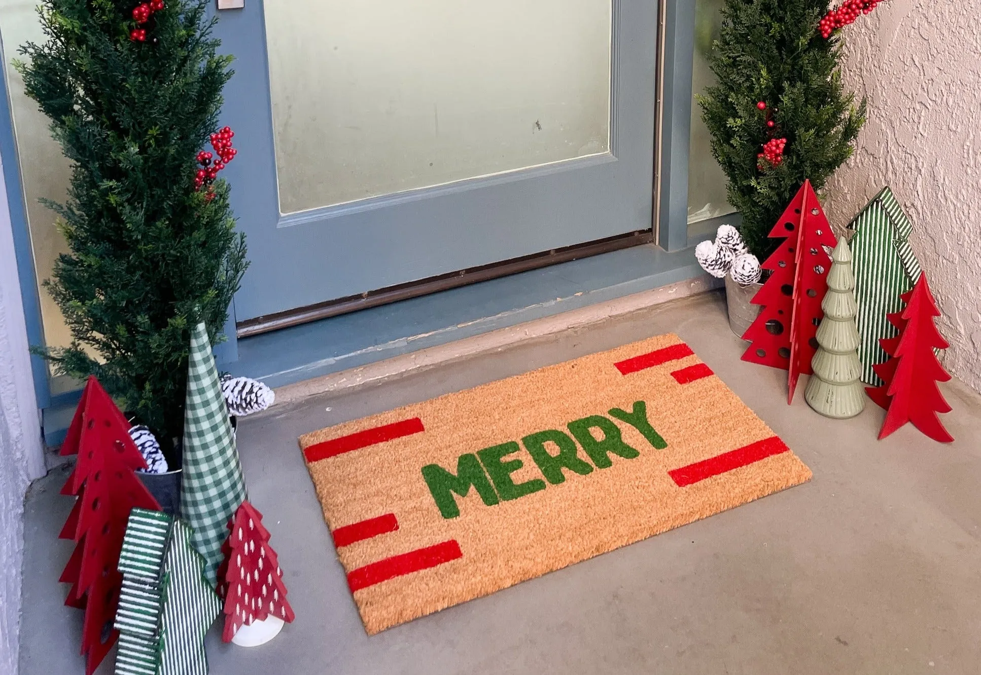 Modern Christmas Doormat