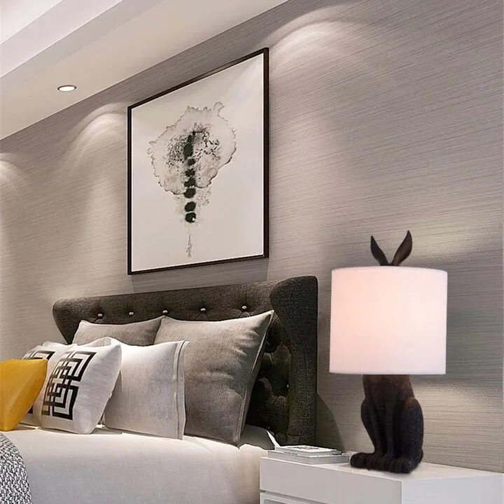 Modern Masked Rabbit Resin Table Lamp