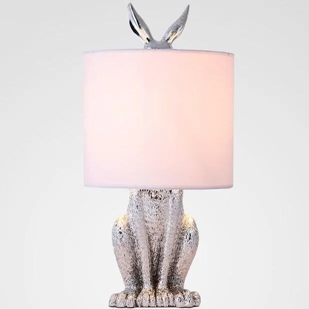 Modern Masked Rabbit Resin Table Lamp