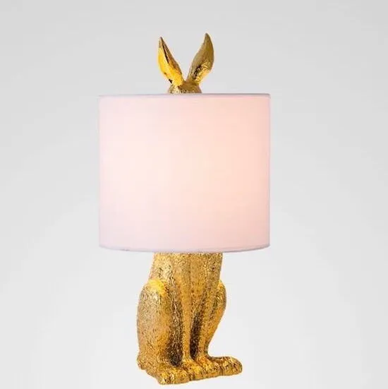 Modern Masked Rabbit Resin Table Lamp