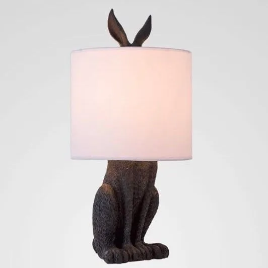 Modern Masked Rabbit Resin Table Lamp