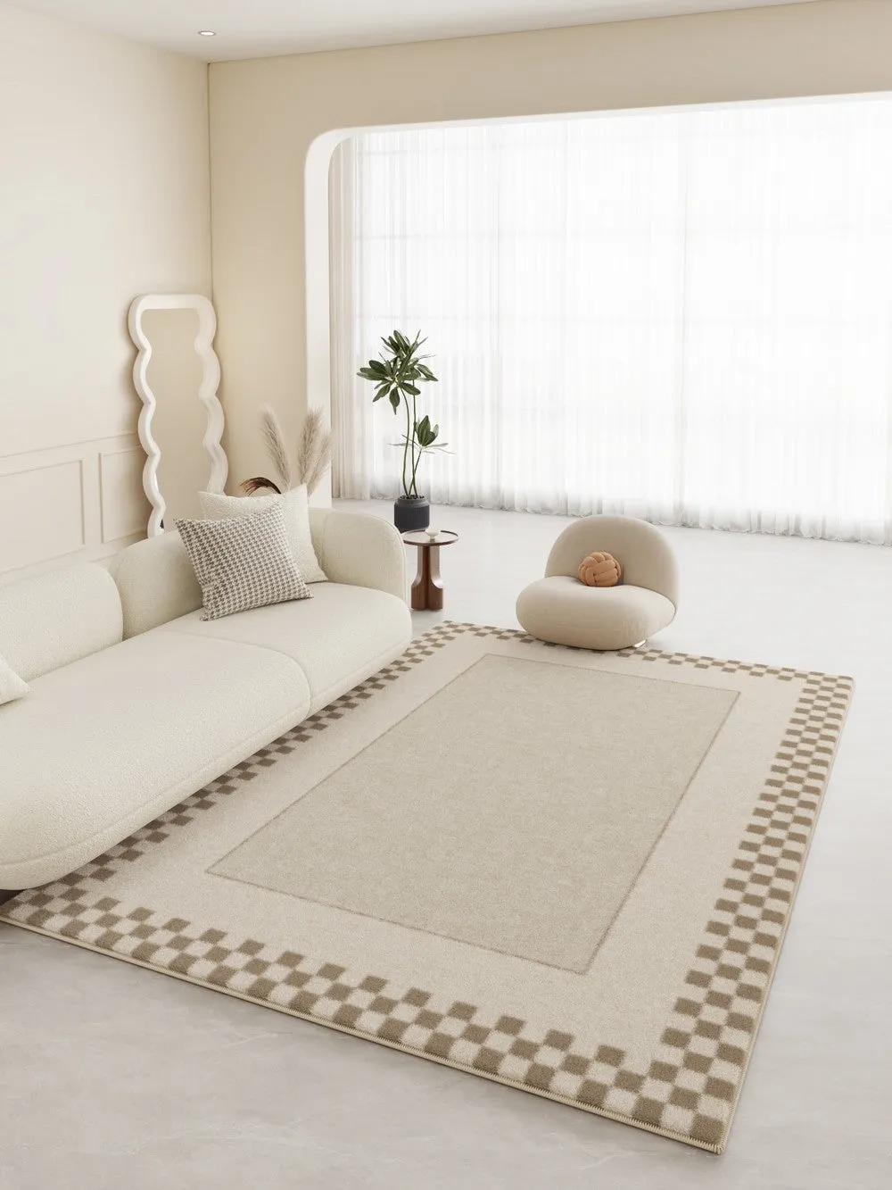 Modern Rugs for Dining Room, Simple Large Modern Rugs for Living Room, Abstract Modern Rugs for Bedroom, Abstract Geometric Modern Rugs