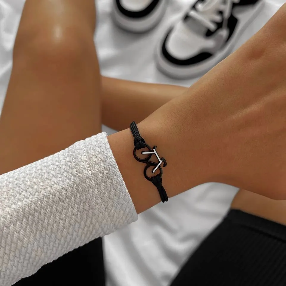 Monochrome Bike Bracelet