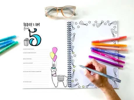 Monochrome Birthday Book