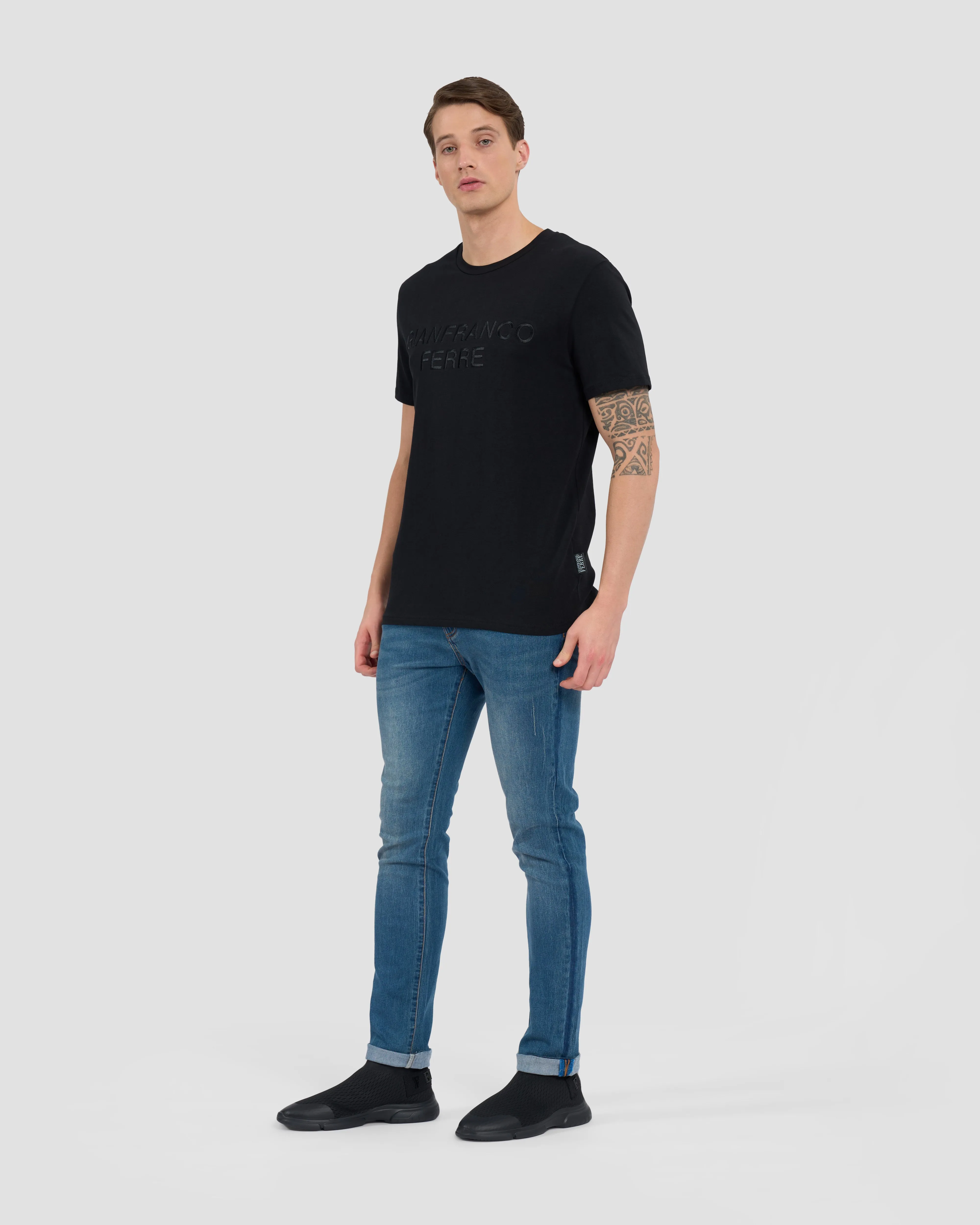 Monochrome Brand Embroidered T-Shirt