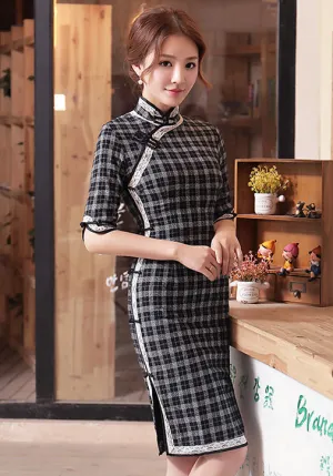 Monochrome Cheongsam