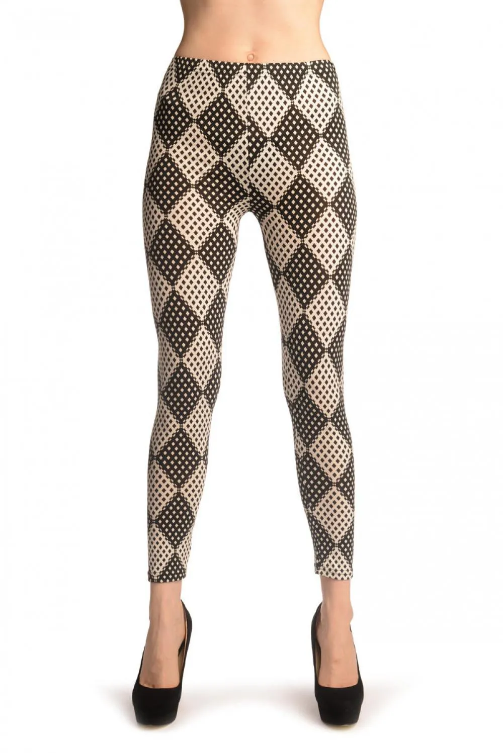 Monochrome Mesh Diamonds