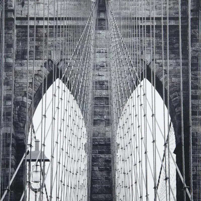 Monochrome New York Print With Silver Frame