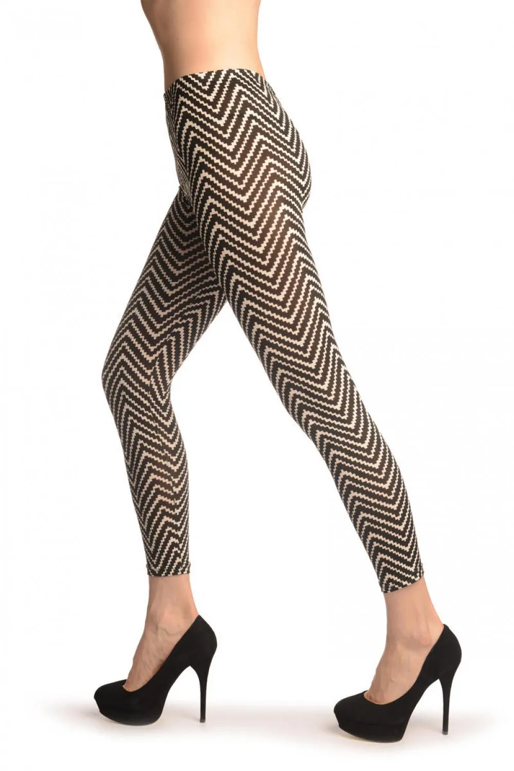 Monochrome Pixelated ZigZag