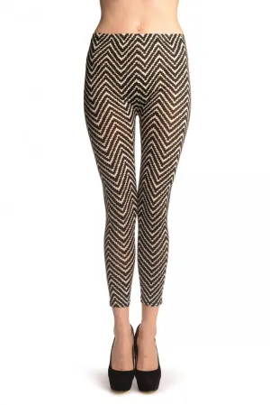Monochrome Pixelated ZigZag