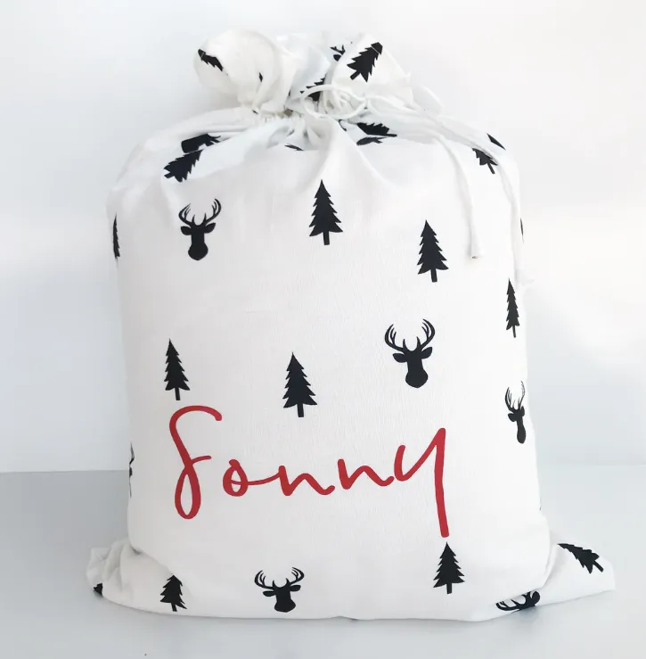 MONOCHROME XMAS SACKS