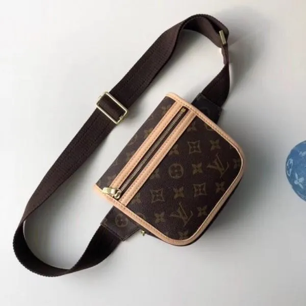 Monogram Canvas Flap Belt Bag M40108 2018