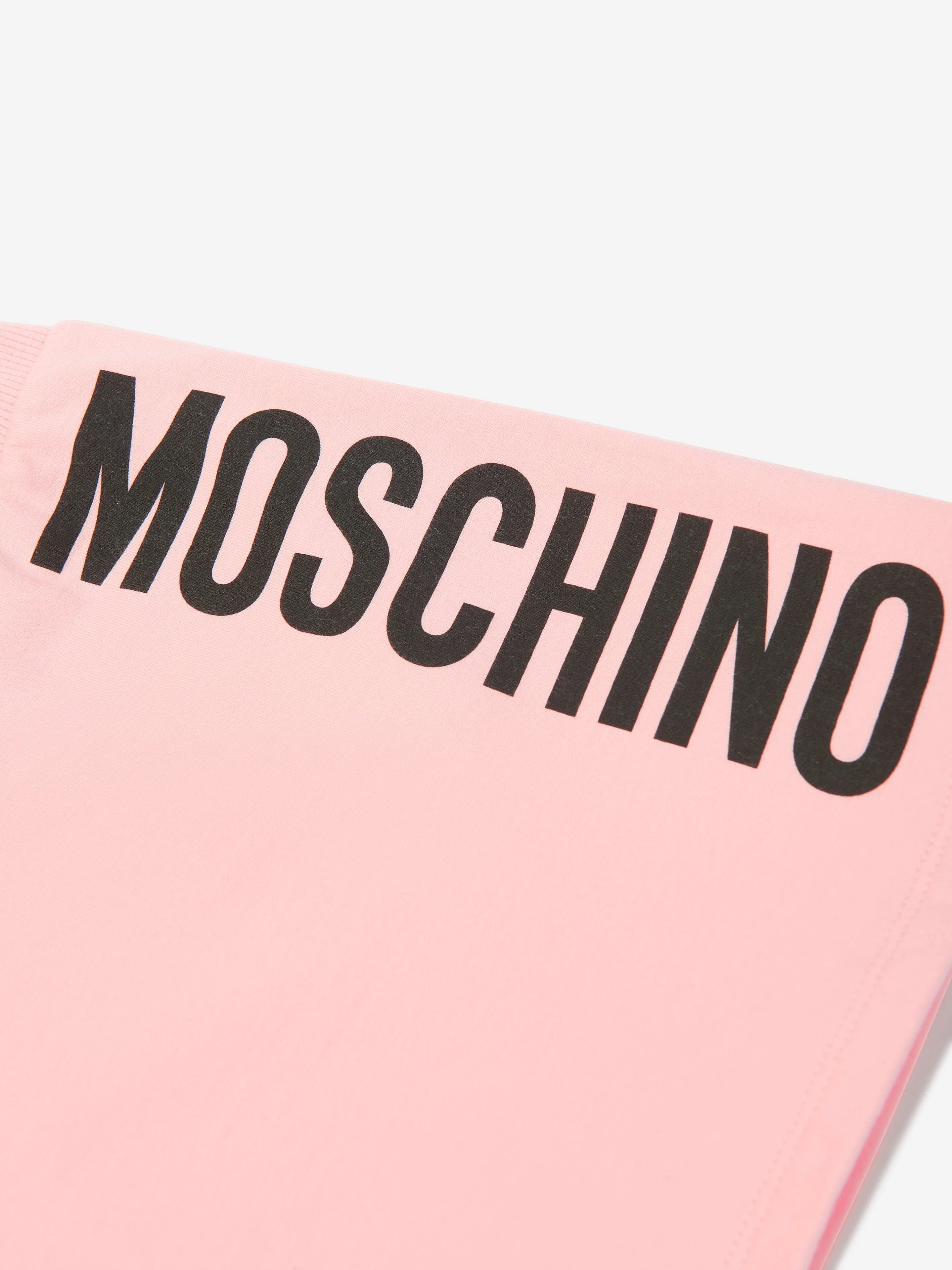 Moschino Girls Logo Skirt in Pink