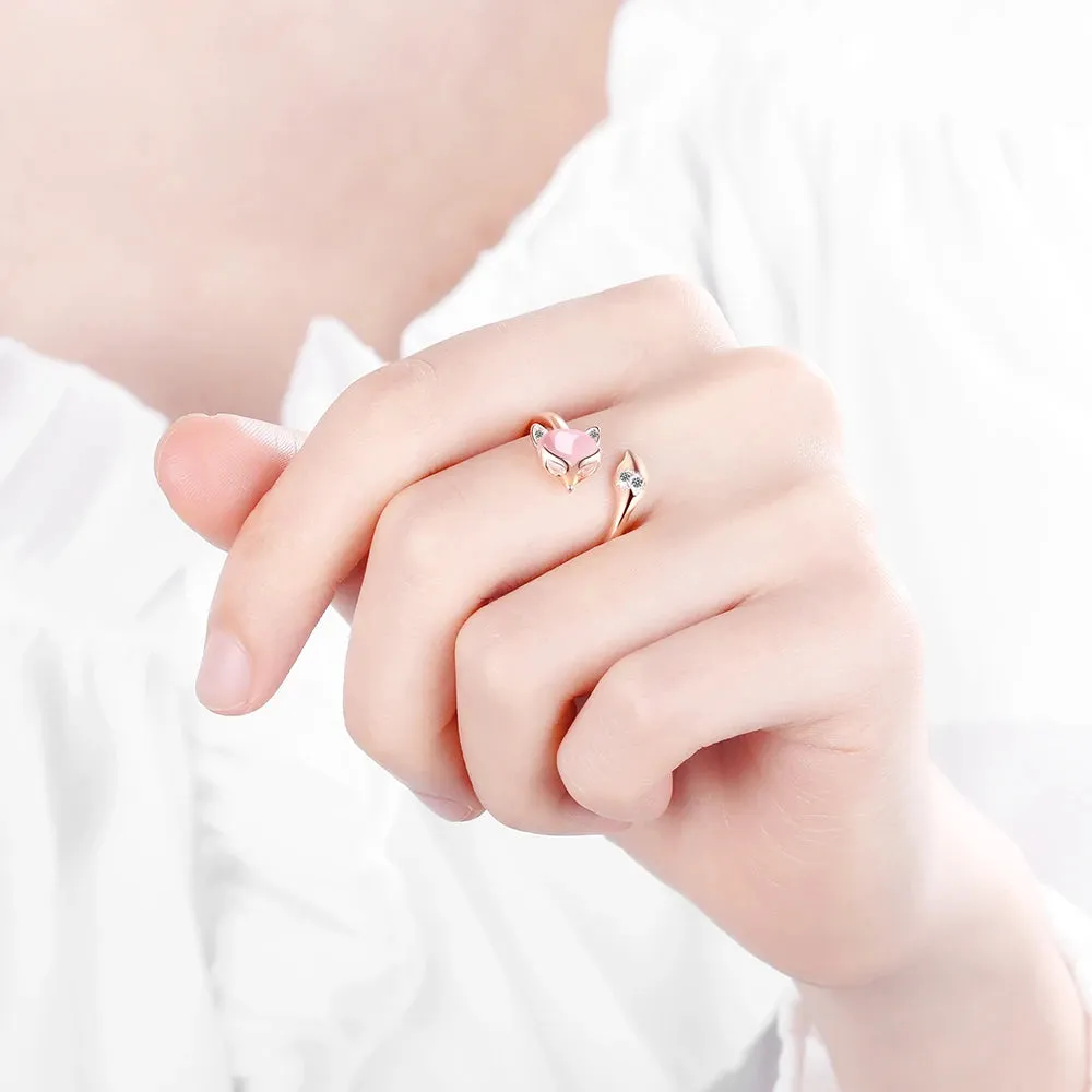 NEHZY 925 silver needle new woman fashion jewelry high quality Cubic Zirconia agate fox ring size adjustable ring