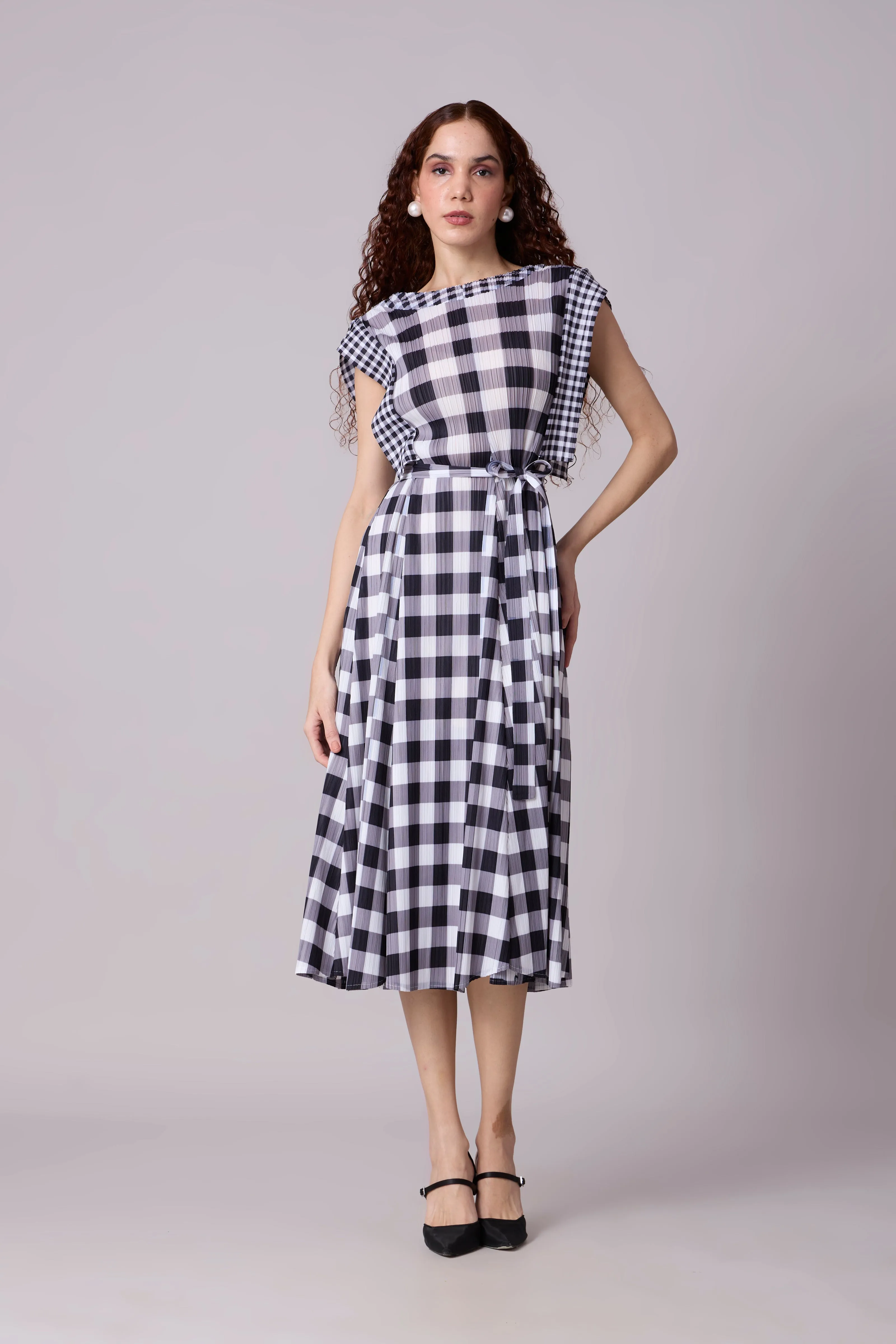 Neve Dress - Monochrome
